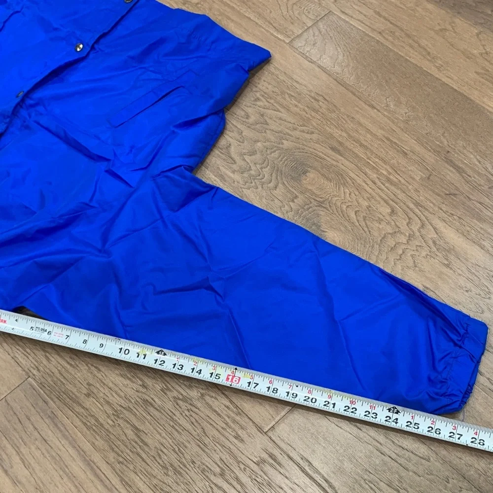 NWOT London Fog Royal Blue Two-Piece Rain Jacket and Pants Set Size Large - Picture 10 of 16